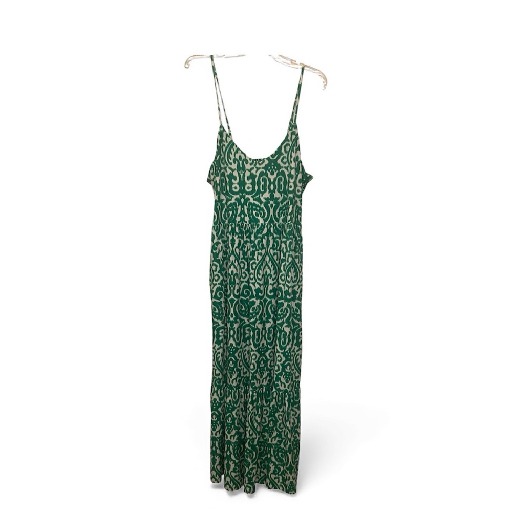 🔥2/$20🔥Green Patterned Maxi Dress